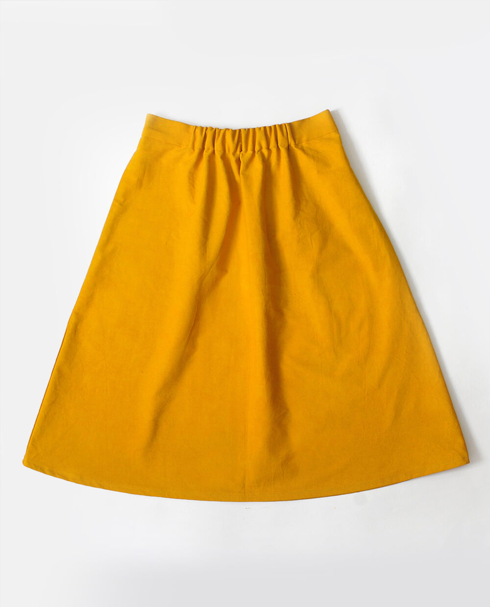 organic yellow skirt